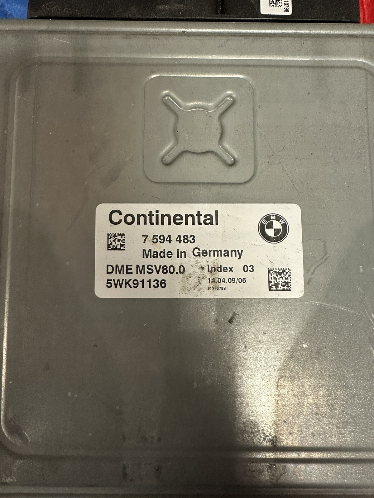 BMW 328I 128I E90 E92 E93 E82 N52 ENGINE ECU SET DME MSV80 CAS3 KEY SET 7594483