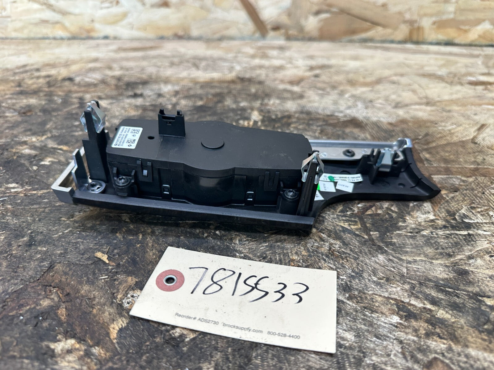 BMW 09-17 F10 F11 5 SERIES GLOSSY BLACK HEADLIGHT CONTROL SWITCH PANEL 9166644