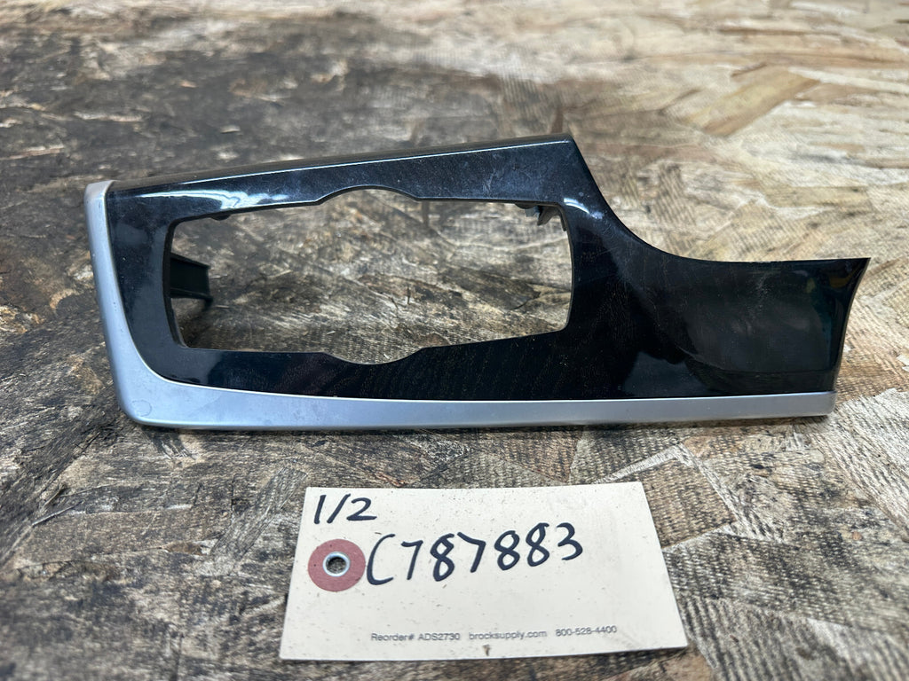 BMW 09-17 F10 5 SERIES HEADLIGHT CONTROL SWITCH TRIM PANEL ASH WOOD OEM 9192935