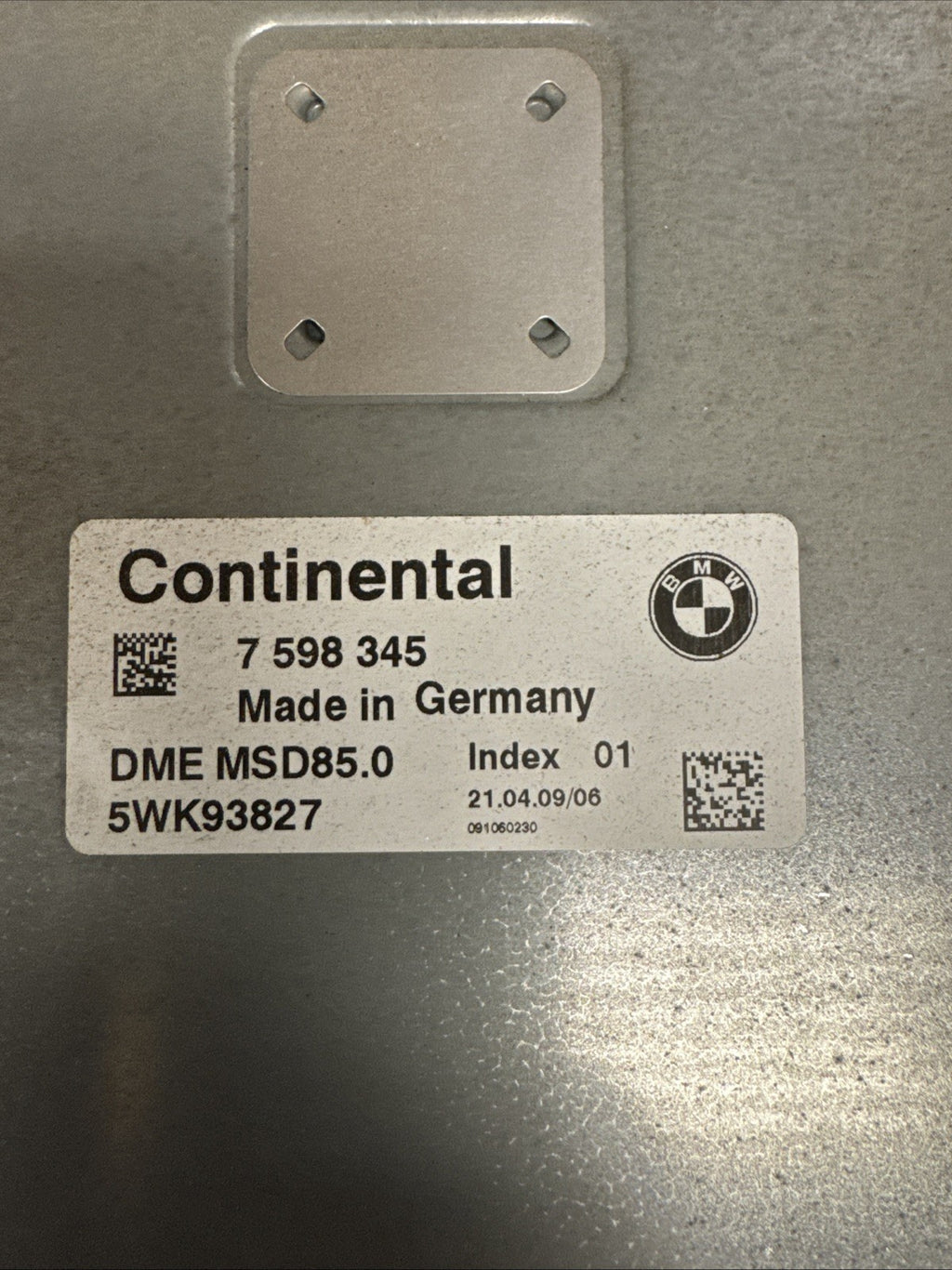 2009-2014 BMW F10 F01 F12 550 650 750 ENGINE DME ECU CONTROL MODULE 7598345 OEM