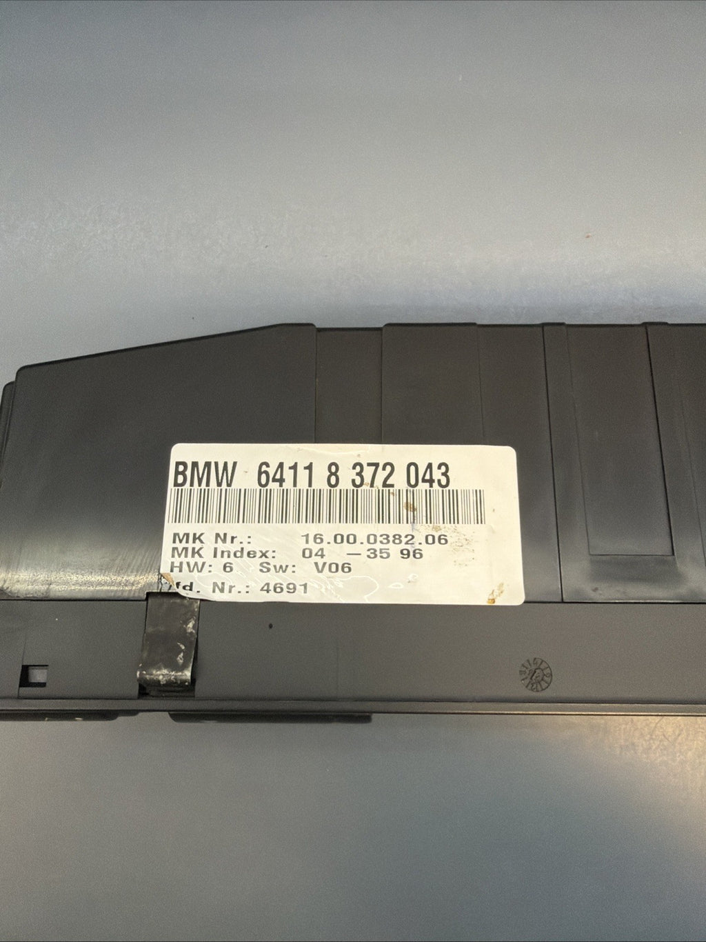 95-01 BMW E38 7-series HVAC HEATER AC CLIMATE CONTROL SWITCH PANEL OEM 6901314