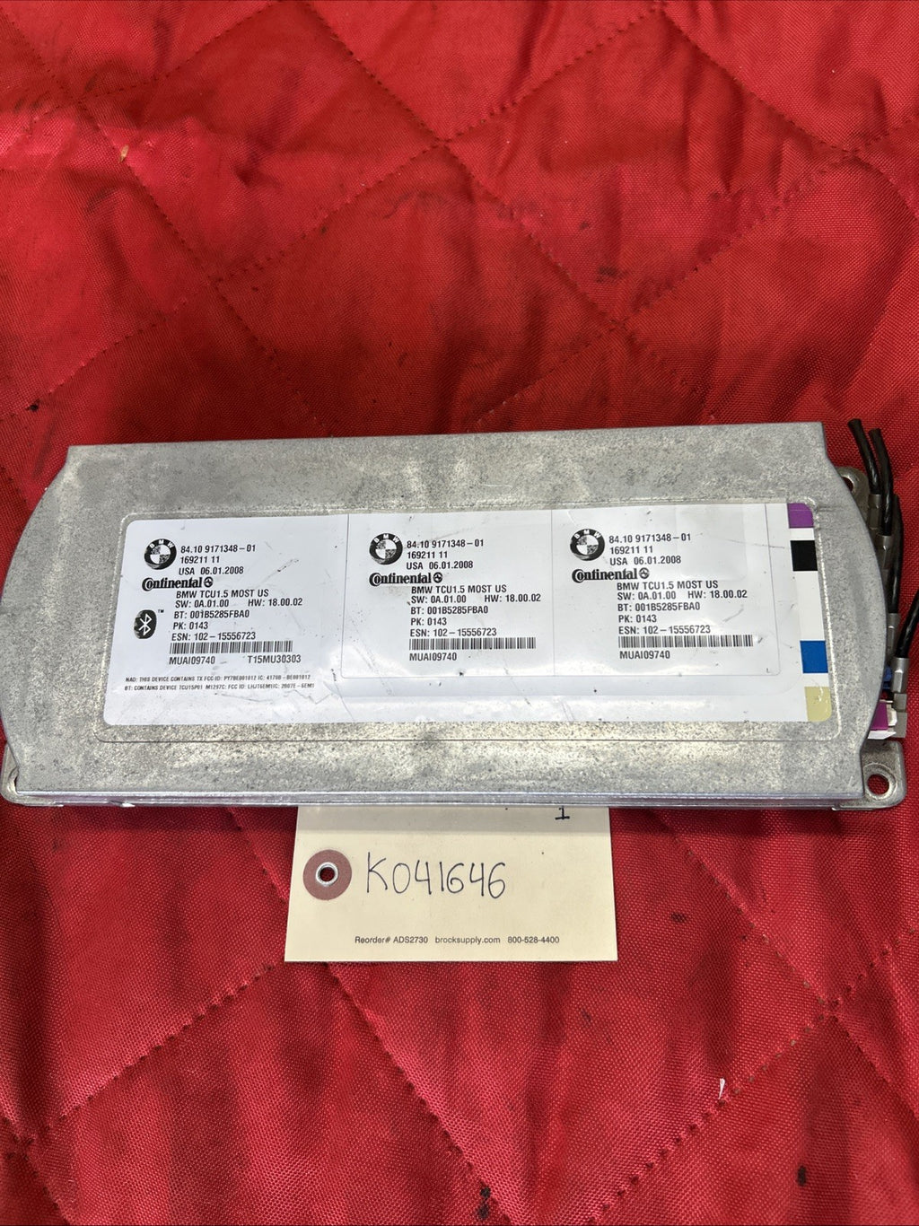 OEM BMW E90 2006-2011 BLUETOOTH TELEMATIC CONTROL MODULE E91 E92 E93 9171348