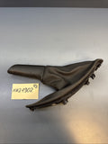 06-13 BMW E90 328i EMERGENCY BRAKE HANDLE BOOT COVER BLACK LEATHER OEM 7137535