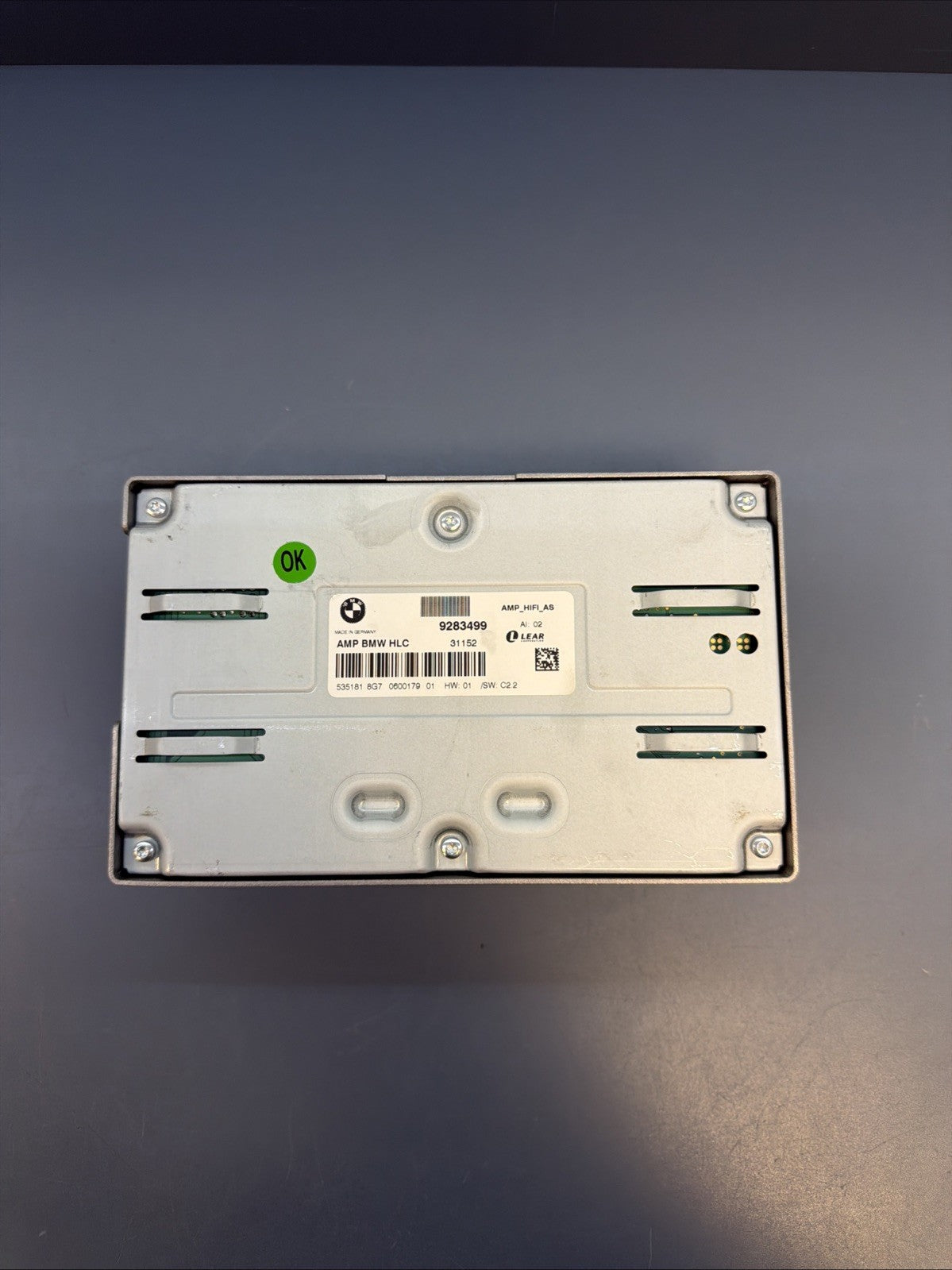 2012-2015 BMW X1 RADIO RADIO SOUND LEAR AMPLIFIER AMP 9283499 OEM