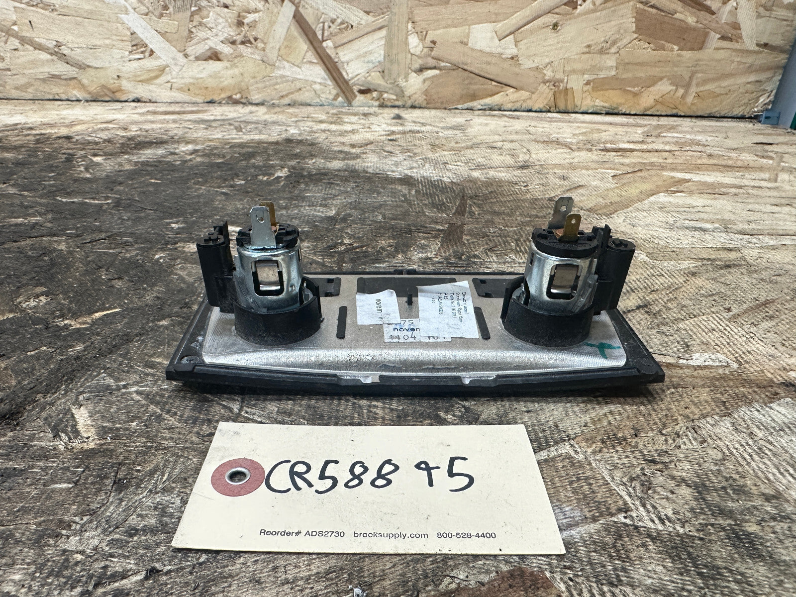 BMW 01-09 E60 5 SERIES CENTER CONSOLE POPLAR WOOD REAR LIGHTER TRIM OEM 7141077