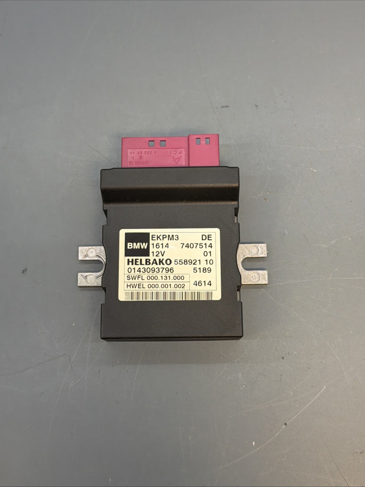Bmw F30 F32 F34 F36 Helbako Fuel Gas Pump Relay Control Module Unit 7407514