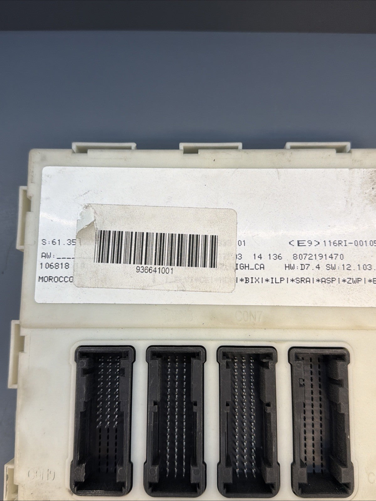 2012 - 2016 BMW 335i F30 Body Control Module BCM BCU 936641001 OEM 
