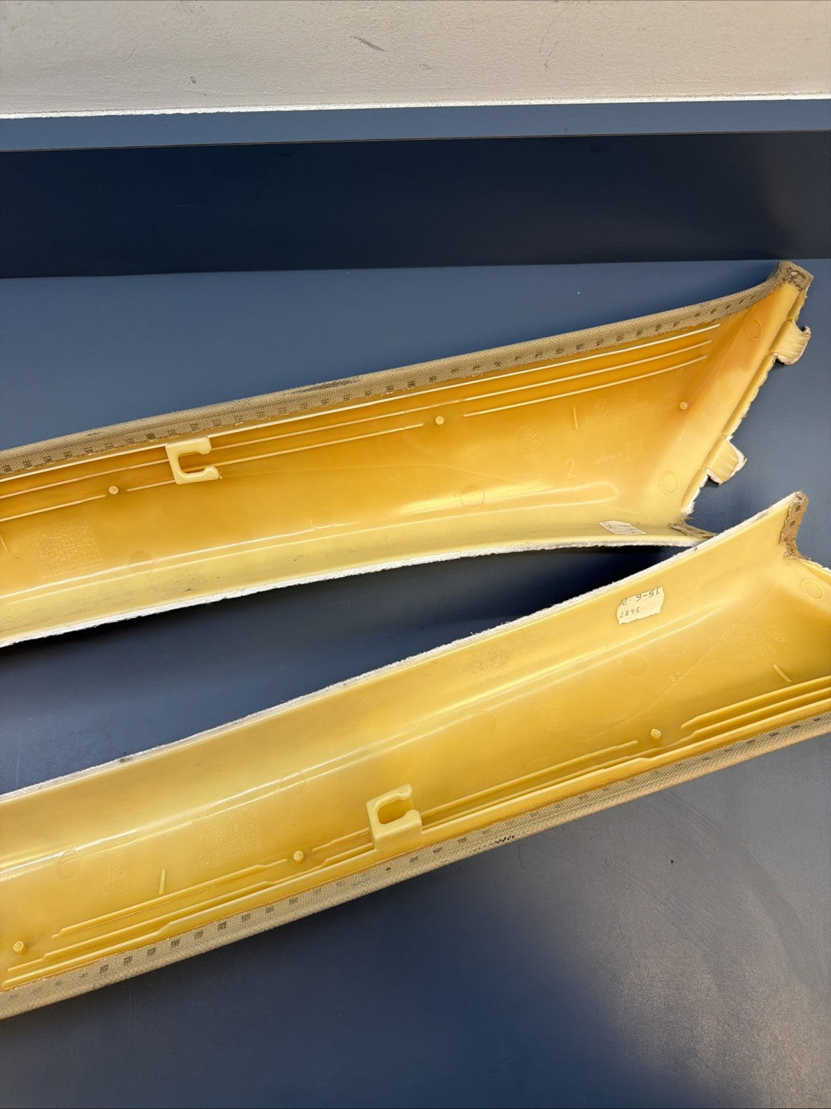 06-11 Bmw E90 328 330 335 Front Windshield A Pillar Column Cover Trim Set TAN