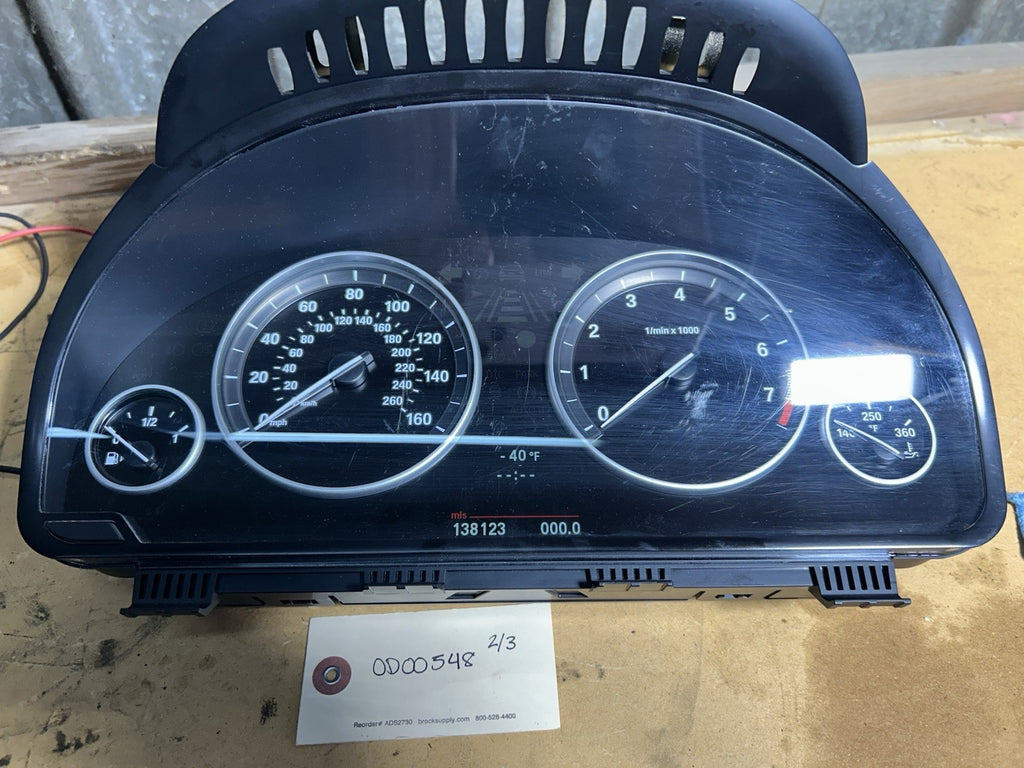 2012-2018 BMW F25 F30 F31 F32 Instrument Cluster Speedometer 9291412 138K MILES