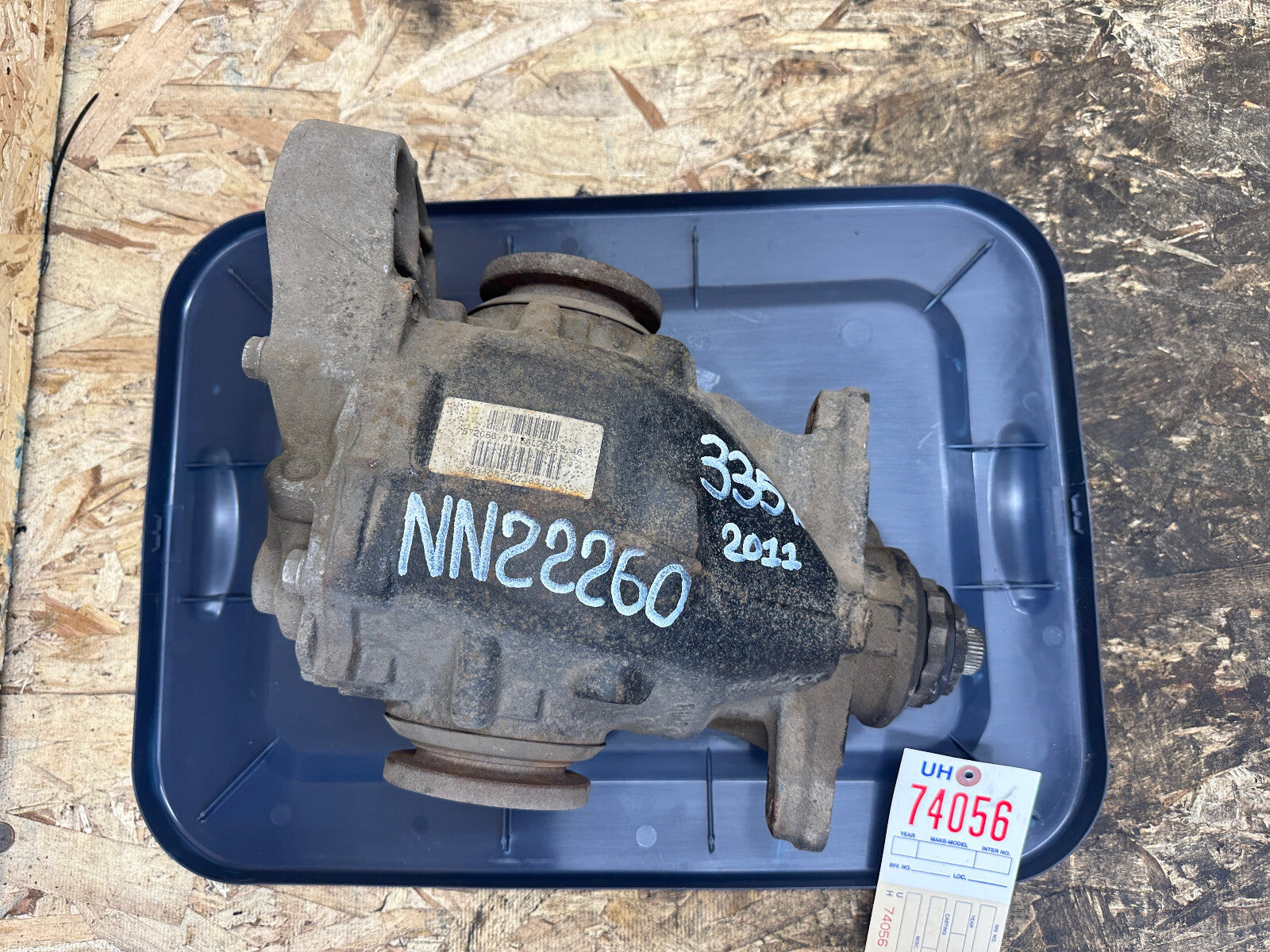 BMW 05-13 135i 335i 335xi 25iX 28iX REAR DIFFERENTIAL FINAL 3.46 DRIVE 7572054