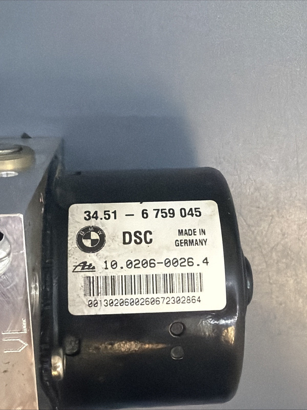 BMW 97-06 E46 3 SERIES ABS ANTI LOCK BRAKE PUMP+CONTROL MODULE 6759045/6759047