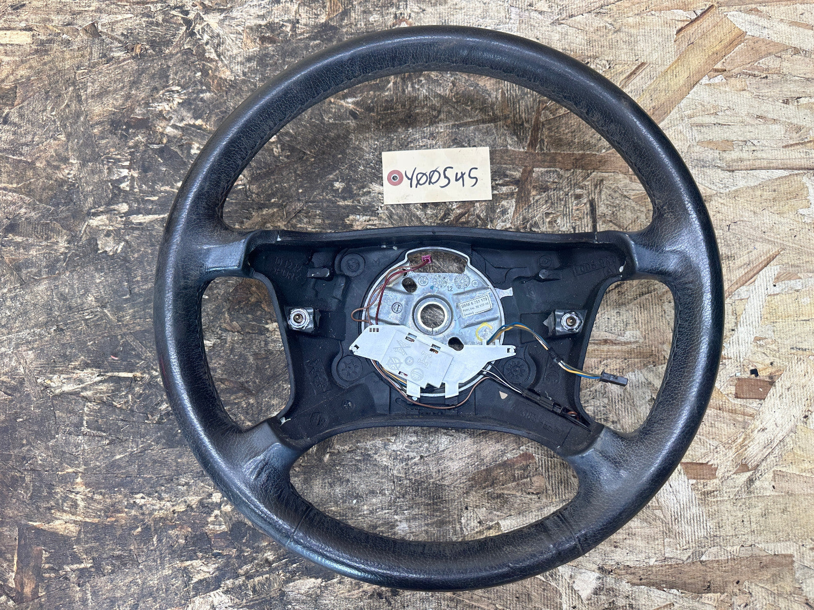BMW 98-06 E53 X5 NON HEATED LEATHER STEERING WHEEL OEM 6751179