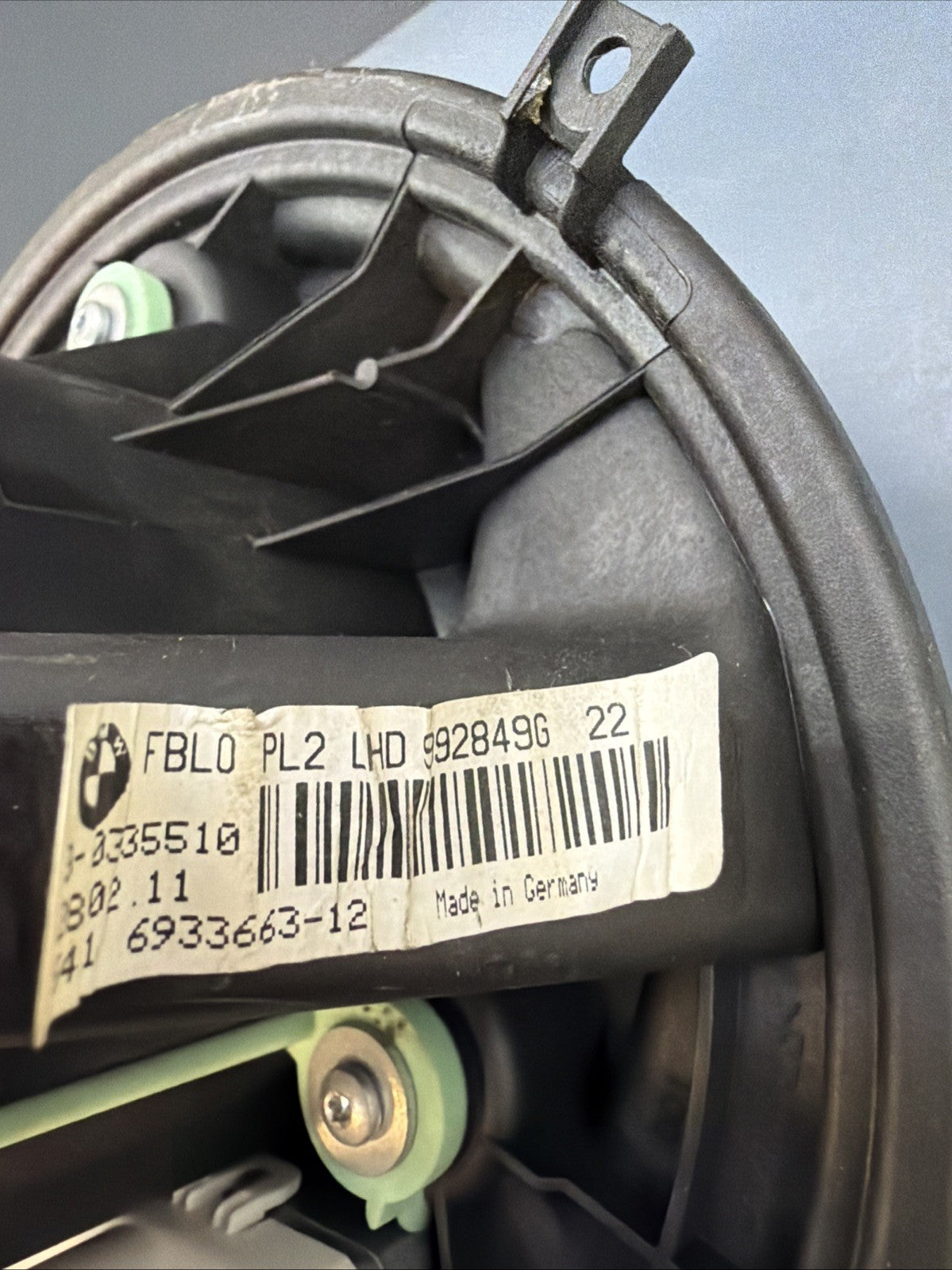 07-13 BMW X1 X3 E82 E90 E92 128I 135I 328I 335I HEATER BLOWER MOTOR FAN 6933663