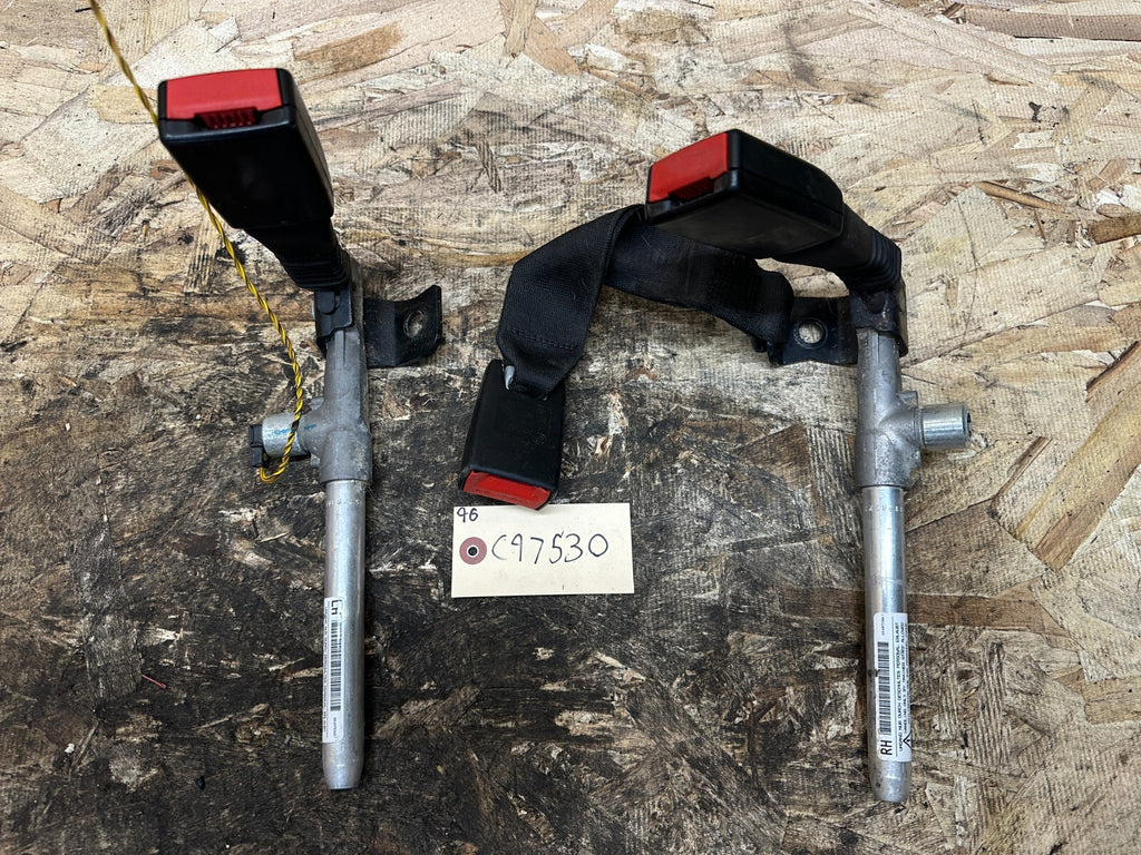 BMW 2006-2012 E90 REAR SEAT BELT BUCKELS+SRS SYSTEM TENSIONER SET OEM 7319532