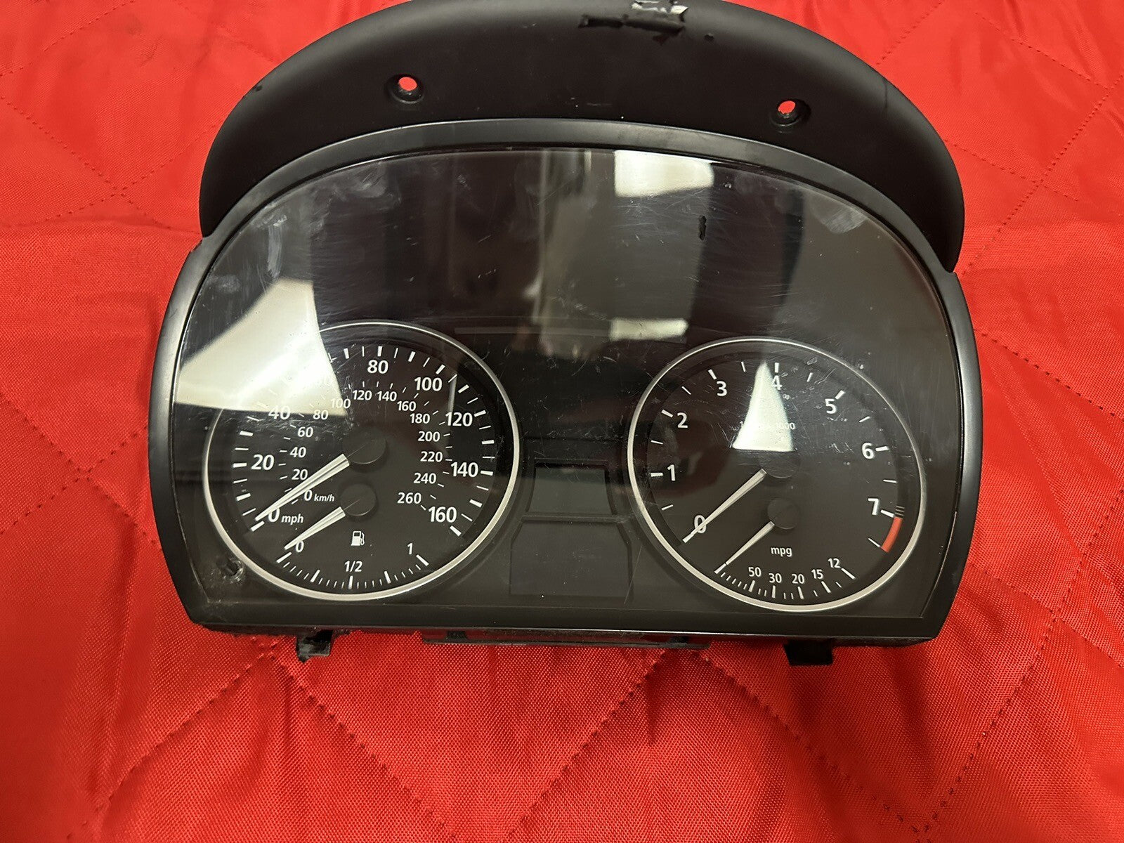 06-08 BMW 325I E90 E92 E93 SPEEDOMETER INSTRUMENT CLUSTER OEM 186K 9110213