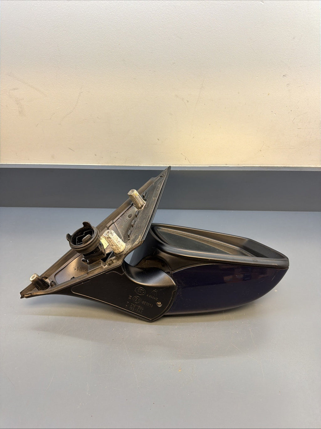2011-2013 BMW 5 Series F10 Front Right Passenger Door Mirror OEM 7216364 DK BLUE