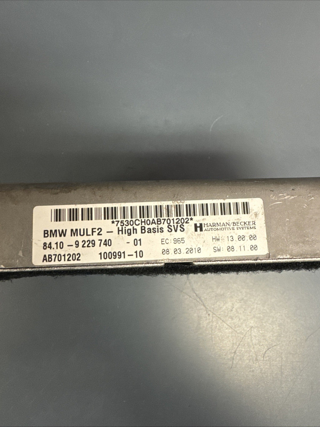 BMW 1 3 5 E60 E70 E81 E90 F01 F10 Bluetooth Control Module High MULF2 9229740