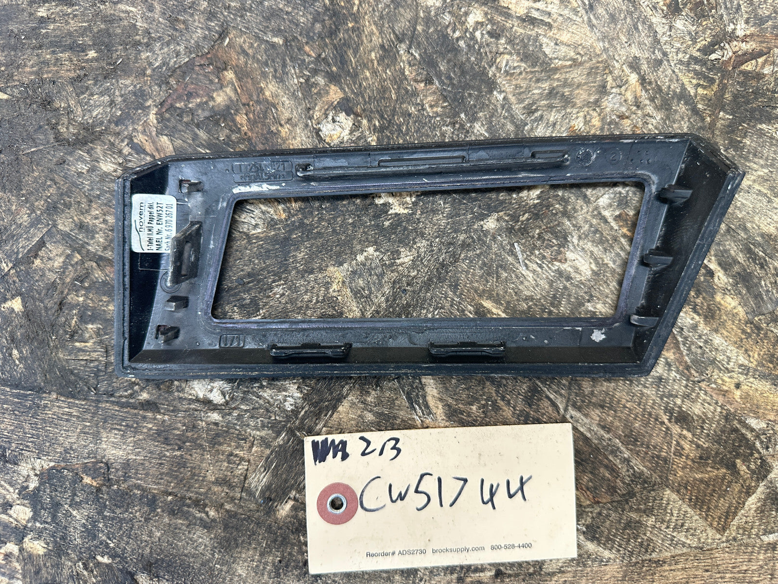 BMW 2001-2010 E60 5 LEFT DRIVER SIDE VENT POPLAR WOOD TRIM PIECE 6970267