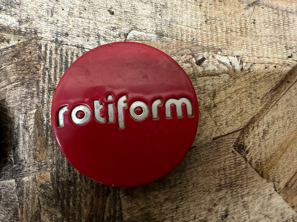 rotiform CENTER CAPS RED 2 INCH