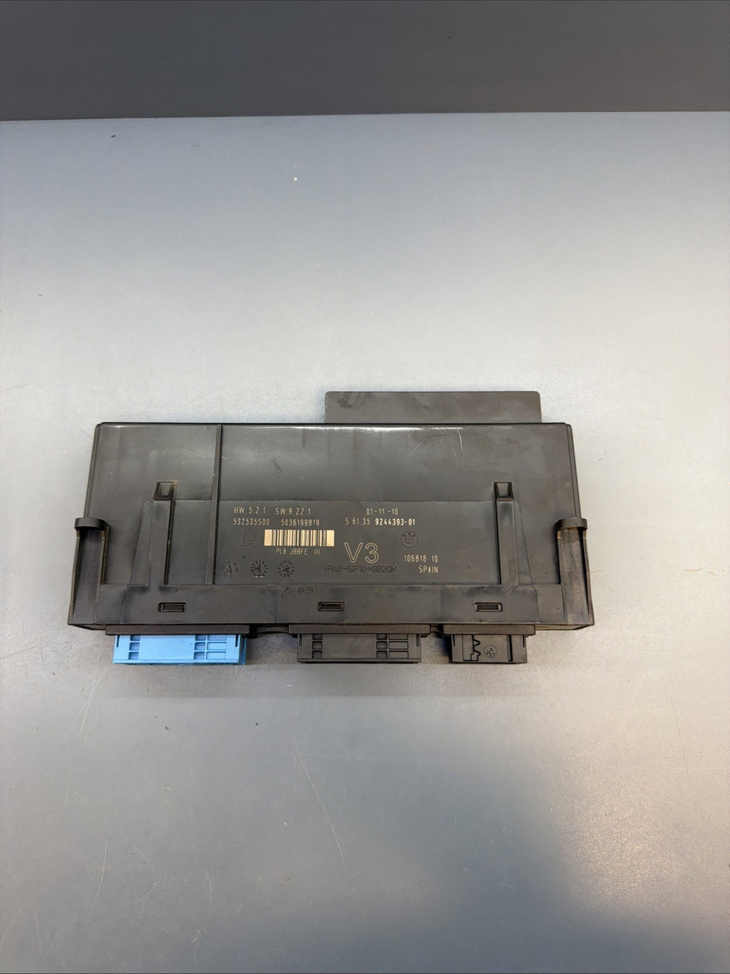 BMW 2010-2017 F10 5 SERIES BCM BODY CONTROL MODULE JUNCTION BOX OEM 9244393