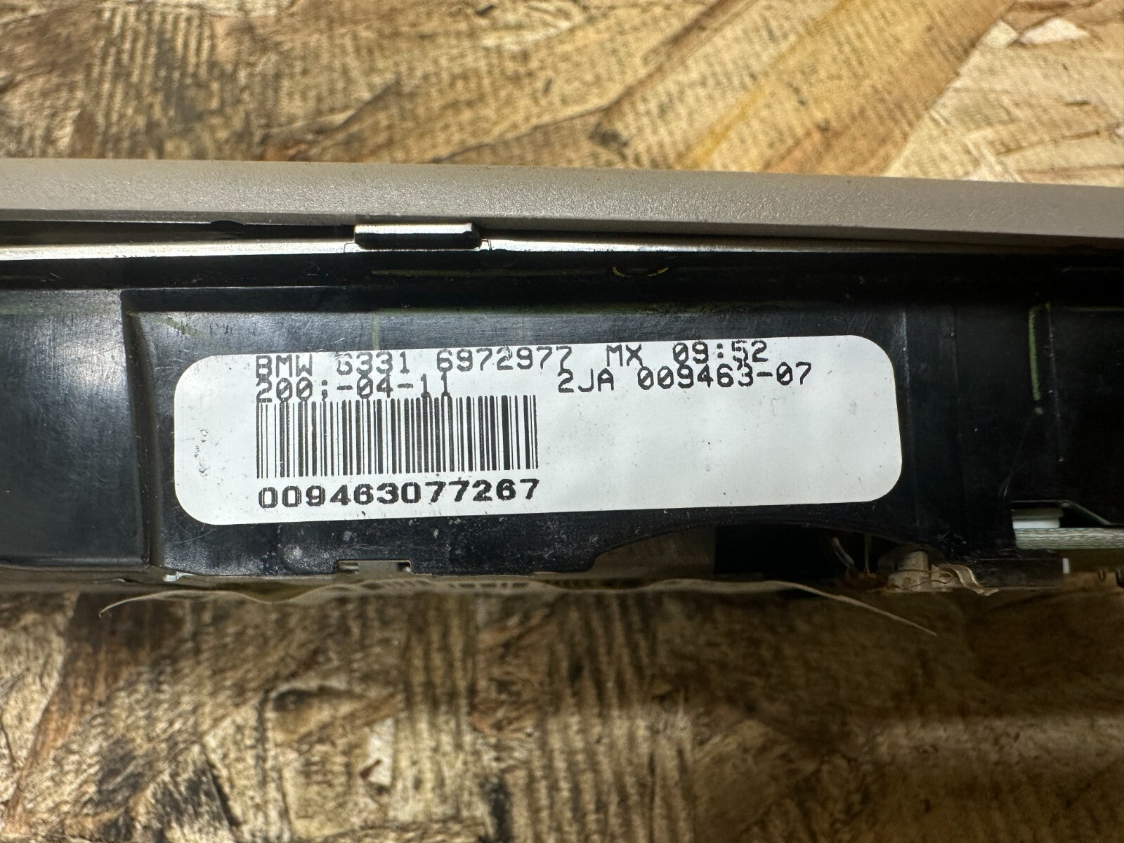 BMW 2007-2014 E70 X5 REAR INTERIOR READING LIGHT SET L+R GRAY OEM 6972977+8