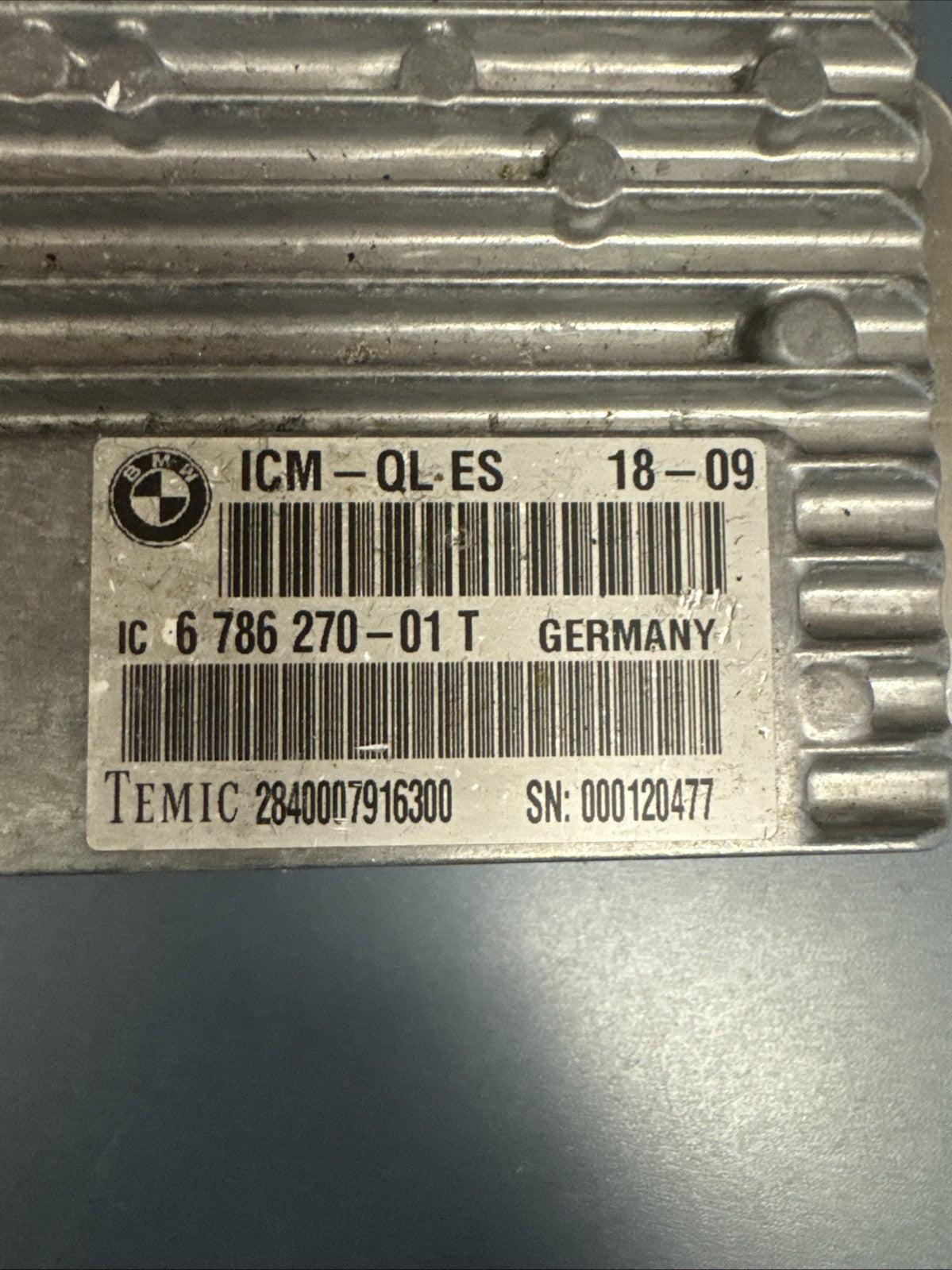 OEM ICM DYNAMIC DRIVING CHASSIS CONTROL MODULE 2009-2012 BMW 7 SERIES 6786270