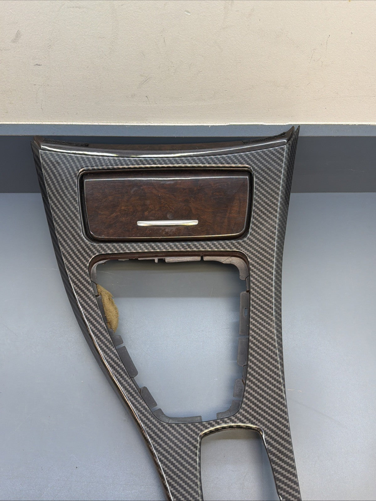 07-13 BMW E90 E92 328i 335i CENTER CONSOLE WOOD CIC TRIM OEM 9170935