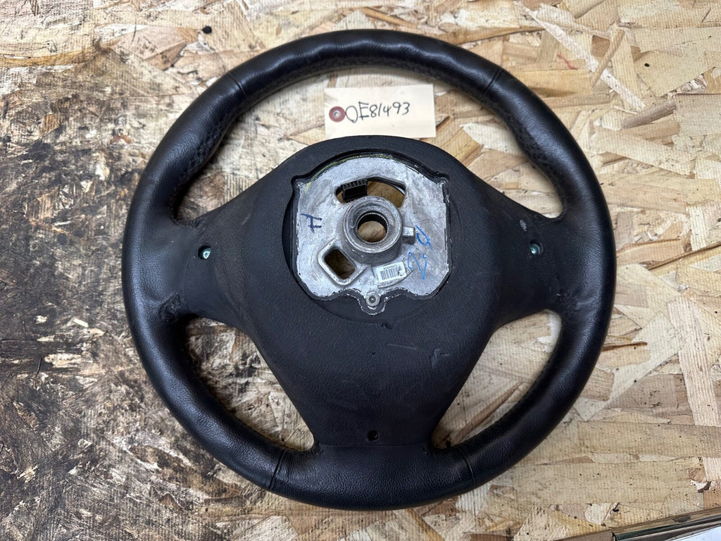 BMW 11-17 F25 X3 BLACK LEATHER STEERING WHEEL AND BUTTONS OEM 2406058