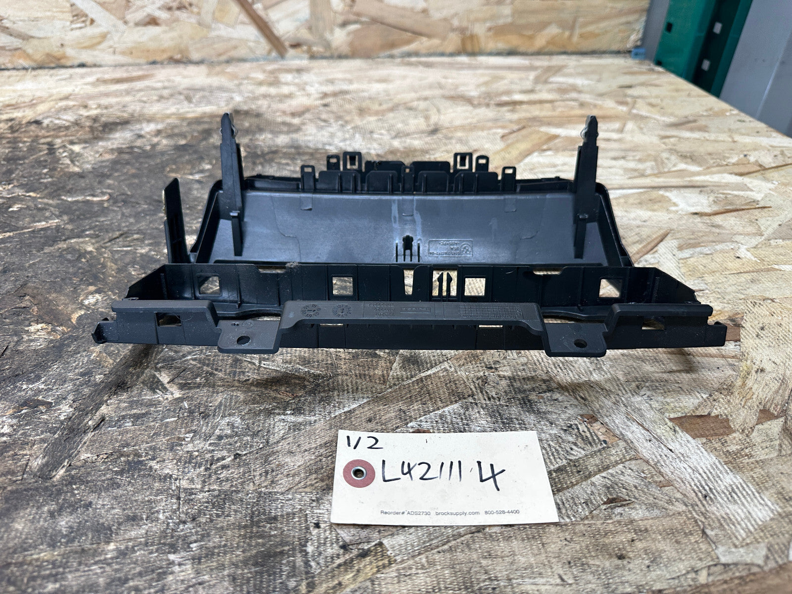 BMW 2006-2013 E70 E71 X5 X6 BLACK DASH CLIMATE CONTROL TRIM PANEL OEM 7161797