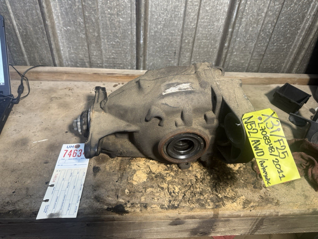 11-17 BMW X3 (F25) AWD 28dX 2.0L N47 28iX 3.0L N52 REAR DIFFERENTIAL 3.73 RATIO