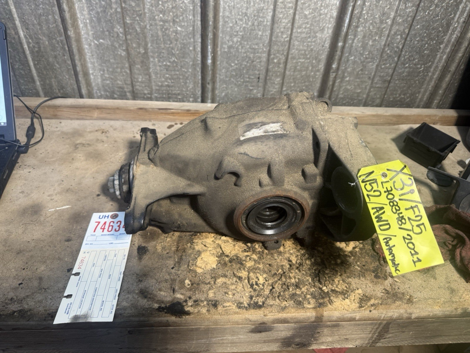 11-17 BMW X3 (F25) AWD 28dX 2.0L N47 28iX 3.0L N52 REAR DIFFERENTIAL 3.73 RATIO