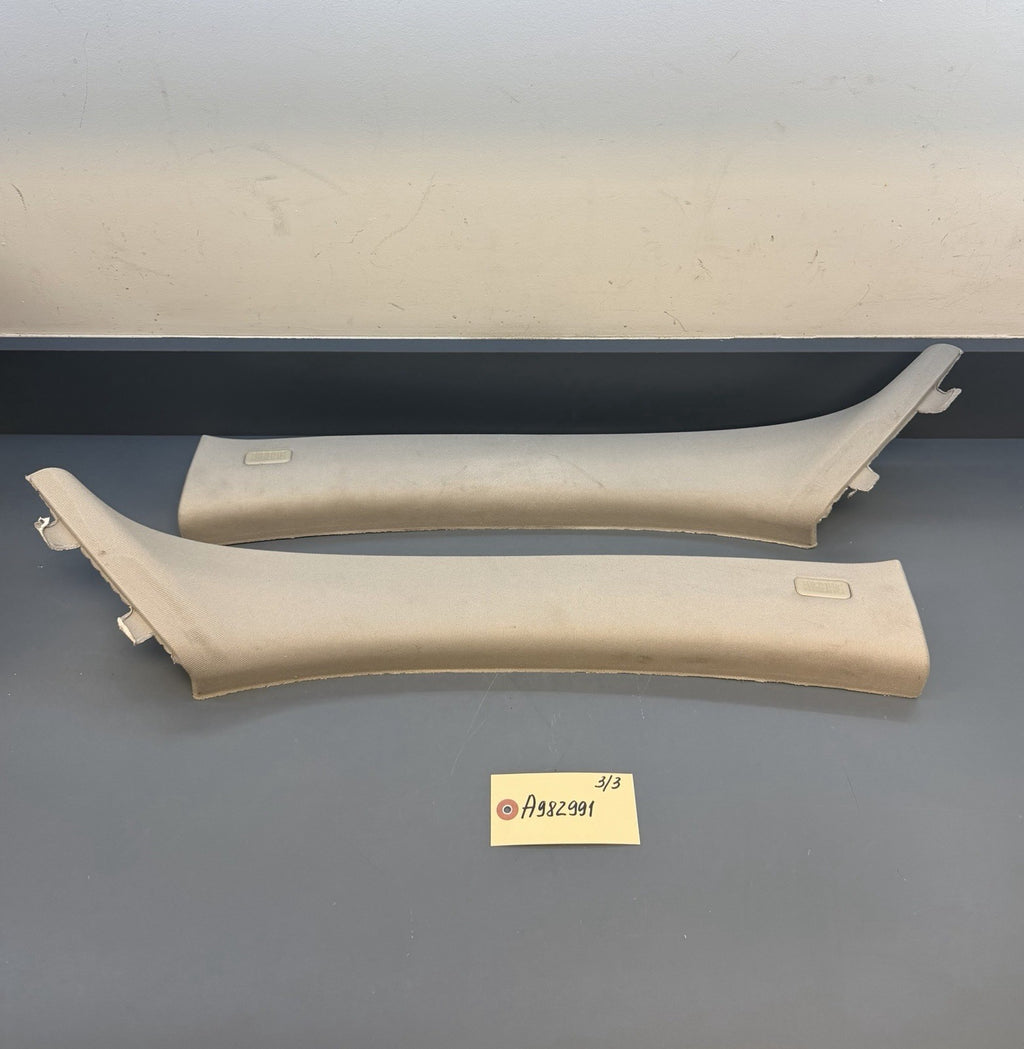 BMW E90 335xi Series 4dr Front Left & Right A Pillar Cloth Trim 7058332 7058331