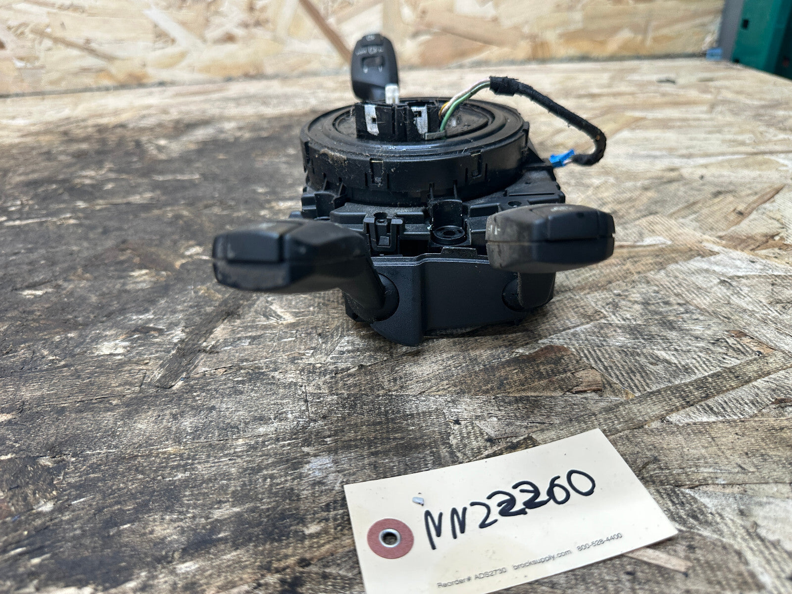 BMW 06-12 E90 STEERING COLUMN SWITCH MODULE COMPLETE W CLOCK SPRING OEM 9169755
