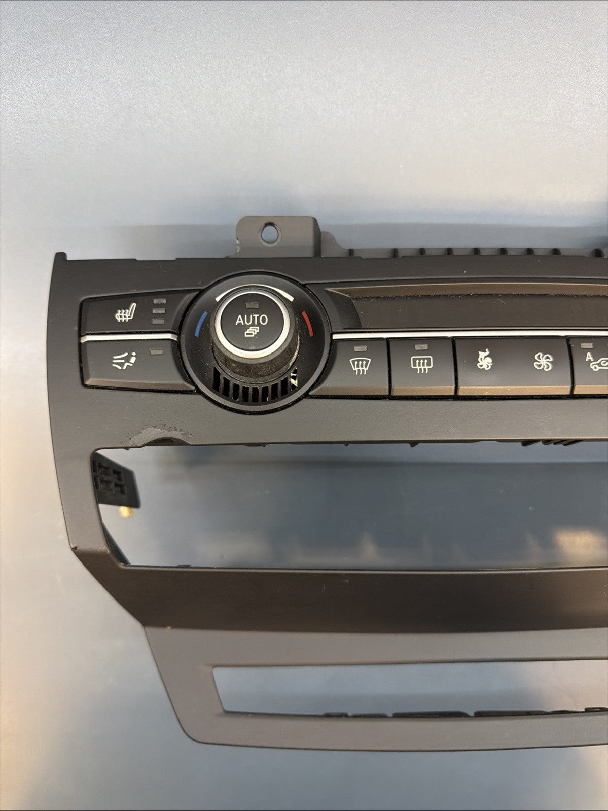 07-13 BMW E70 X5M X6 AC Heat Temperature Control Panel W/ TRIM OEM 9234335