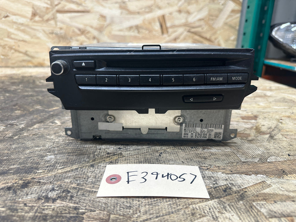 BMW 09-13 E90 3 SERIES BUSINESS RADIO CD PLAYER HEAD UNIT OEM 9218332