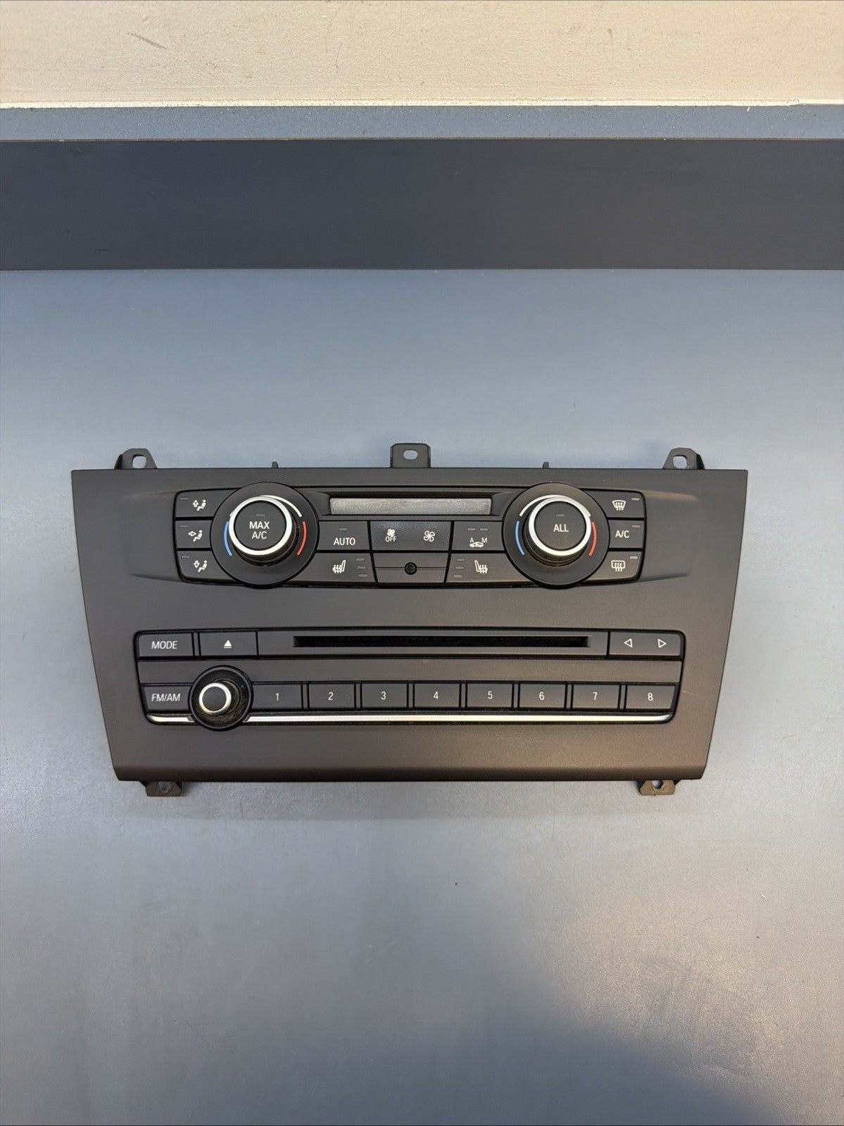2011-17 BMW X3 F25 AC Heater Climate Control And Radio Control Panel OEM 9312722