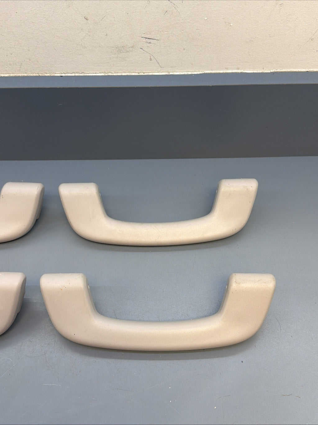 12-16 BMW 328I F30 SEDAN FRONT & REAR UPPER ROOF GRAB HANDLE SET OF 4 OEM GRAY