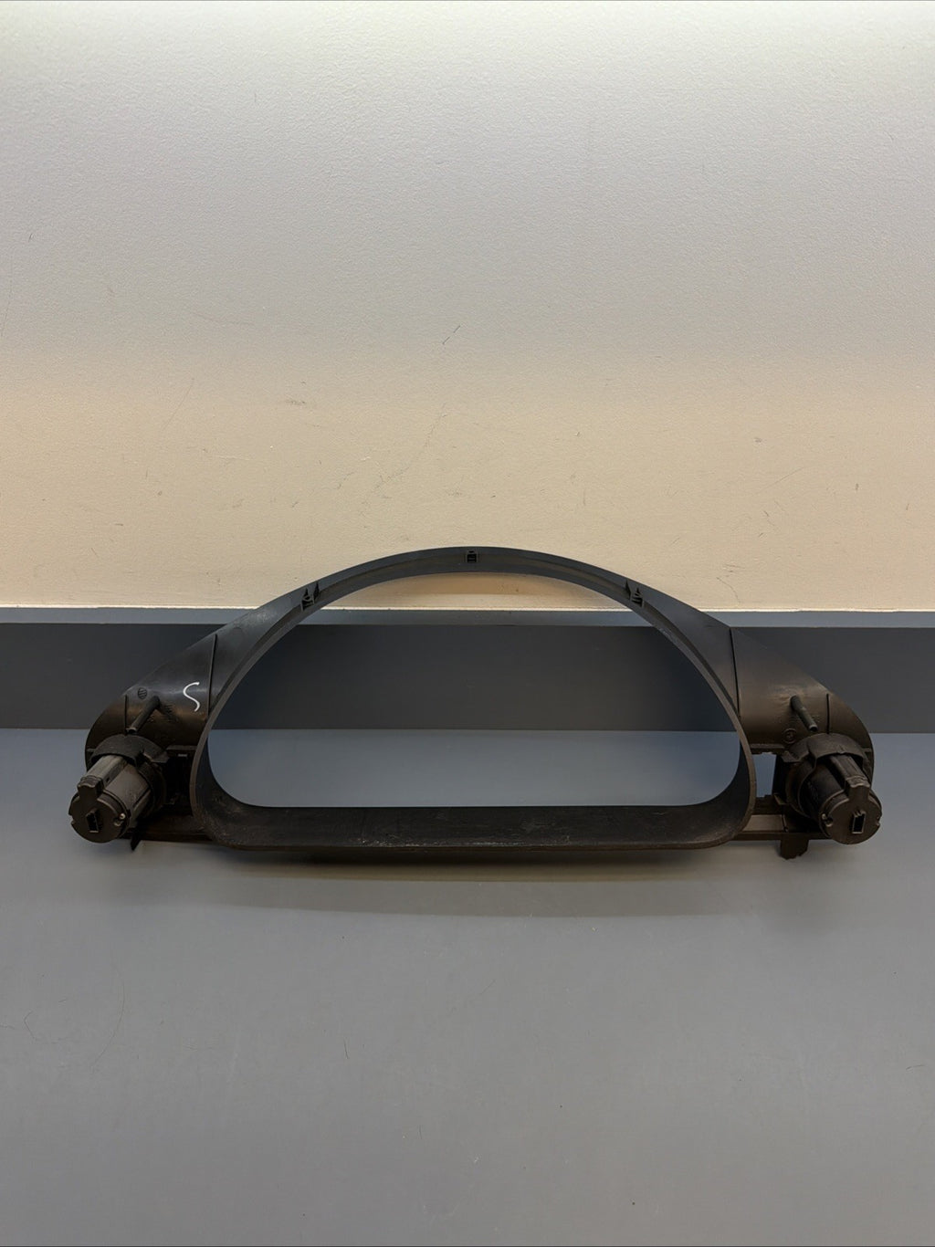 97-03 BMW E39 5 SEREIS Speedometer Cluster Trim Bezel w/ Switches Black 8159735