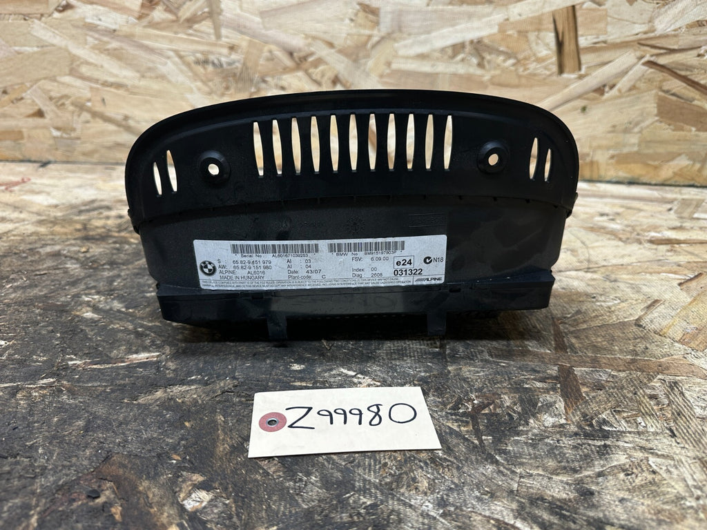 BMW 2006-2008 E60 E90 PRE LCI NAVIGATION GPS DISPLAY SCREEN OEM 9151979