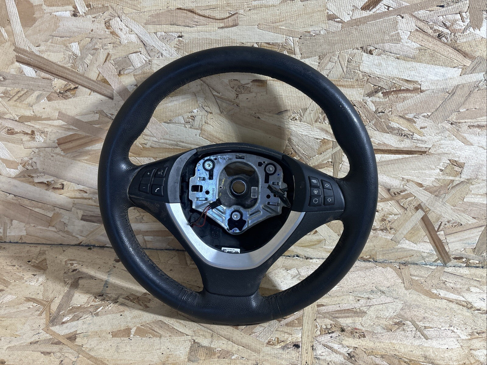 2011-2013 bmw e70 x5 steering wheel black switch knob control sport oem