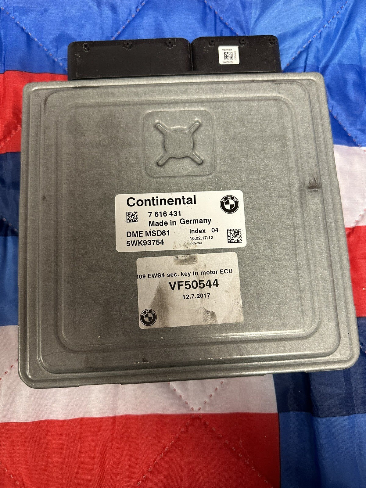 OEM BMW E92 335 DME ECU CAS ENGINE N54 CONTROL UNIT COMPUTER KEY SET MSD81