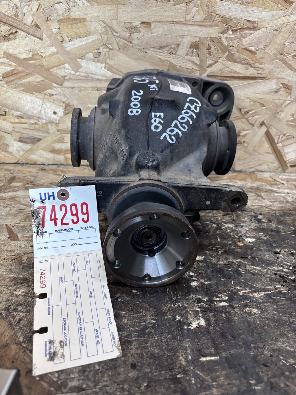 BMW REAR DIFFERENTIAL 5 SERIES 3.46 FINAL DRIVE 3310 7560883 AWD E60