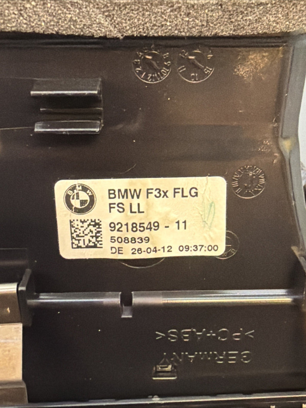 2012-2018 BMW 330i 328i 335i F30 F32 Left Side Dashboard Air Vent 9218549 OEM