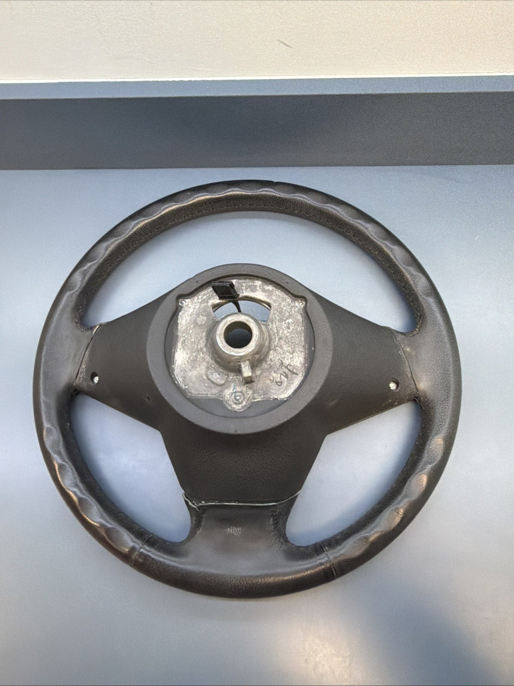 2007-13 BMW X5, E70 Black Leather Steering Wheel W/ Audio OEM 2445433