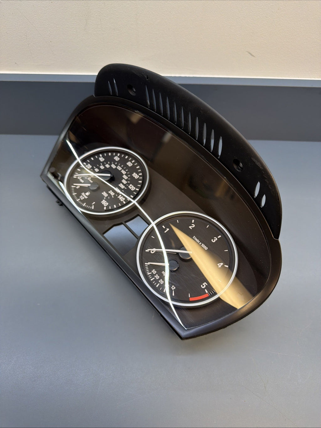07-13 BMW X5 X6 Instrument Cluster Speedometer Gauge Black 6976284 OEM 187K