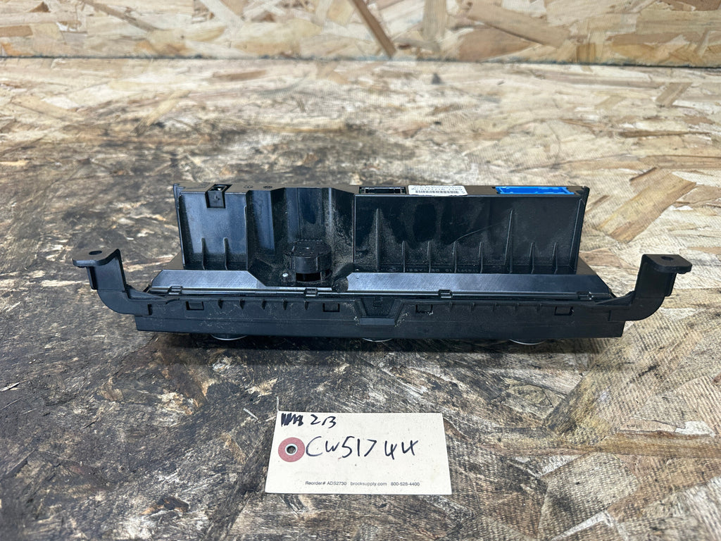 BMW 08-10 E60 5 SERIES CENTER CONSOLE CLIMATE CONTROL PANEL BLACK OEM 6976361