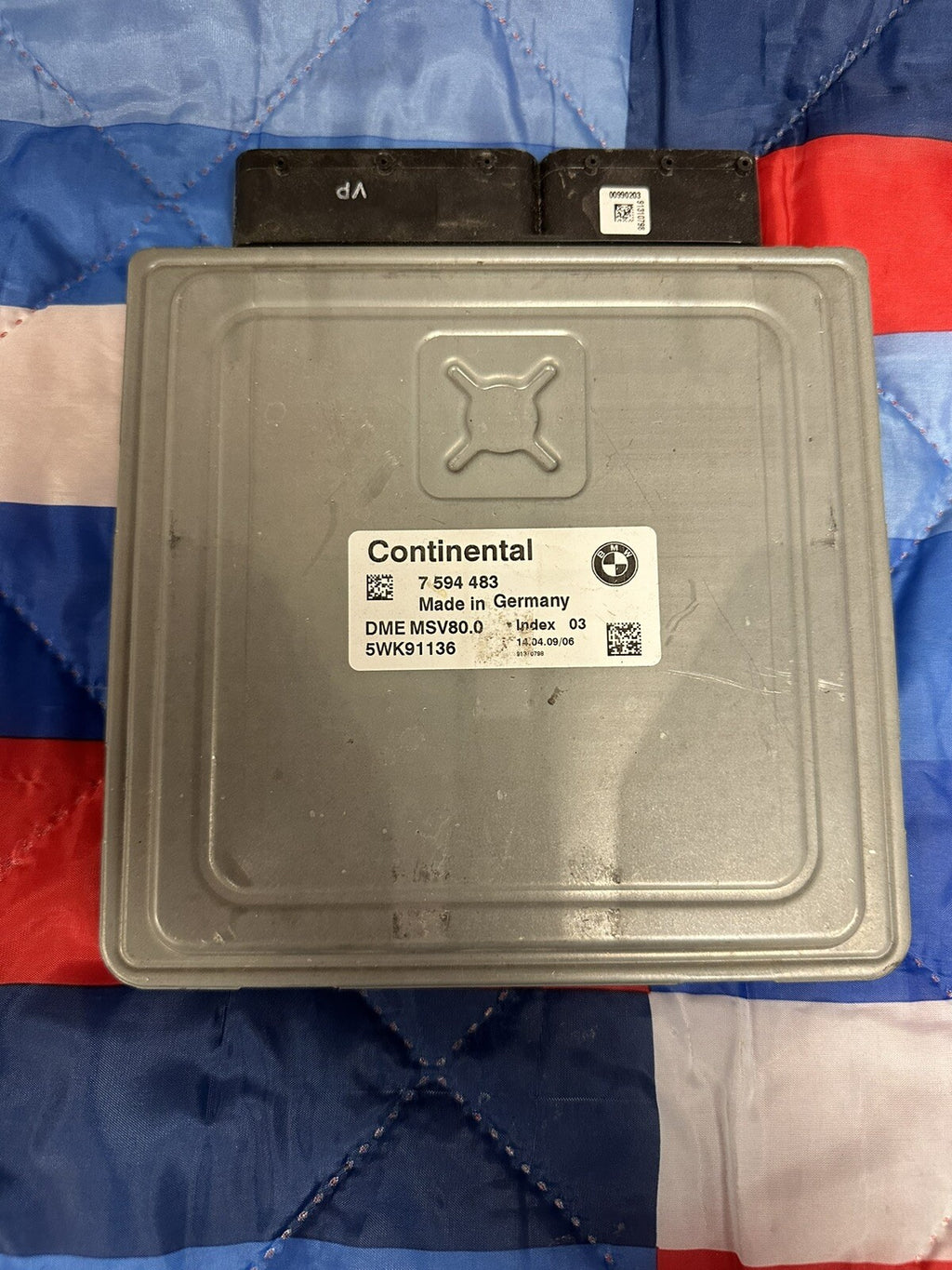 BMW 328I 128I E90 E92 E93 E82 N52 ENGINE ECU SET DME MSV80 CAS3 KEY SET 7594483