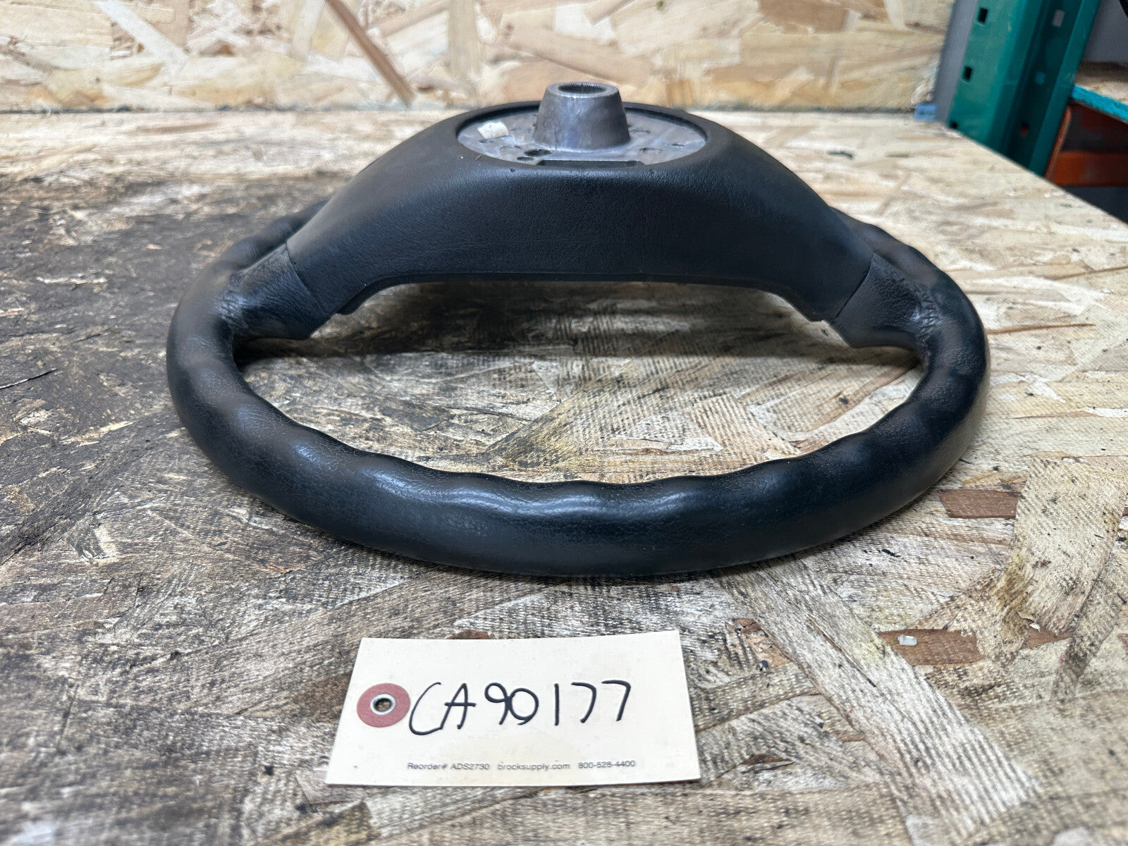 BMW 97-03 E46 3 SERIES BLACK LEATHER BASE MODEL STEERING WHEEL OEM 6753945