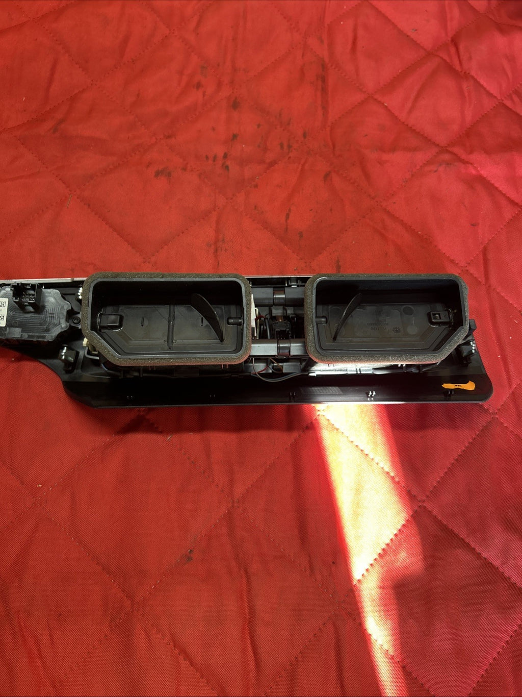 BMW 2011-2017 F25 X3 CENTER DASHBOARD AIR VENT PANEL+TRIM BLACK OEM 9184742