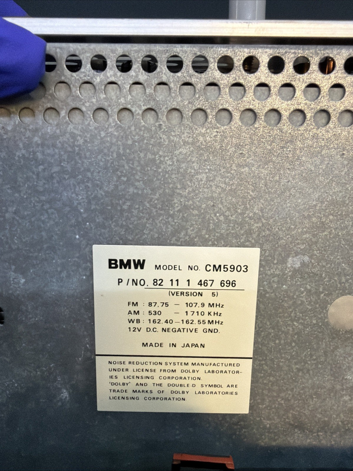 87-96 OEM BMW 530i E34 CLIMATE CONTROL UNIT AC HEATER 8351112